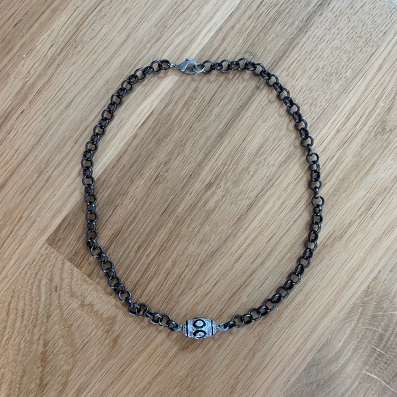 Enamel and rhinestone Bead Chocker. - Picture 1 of 4